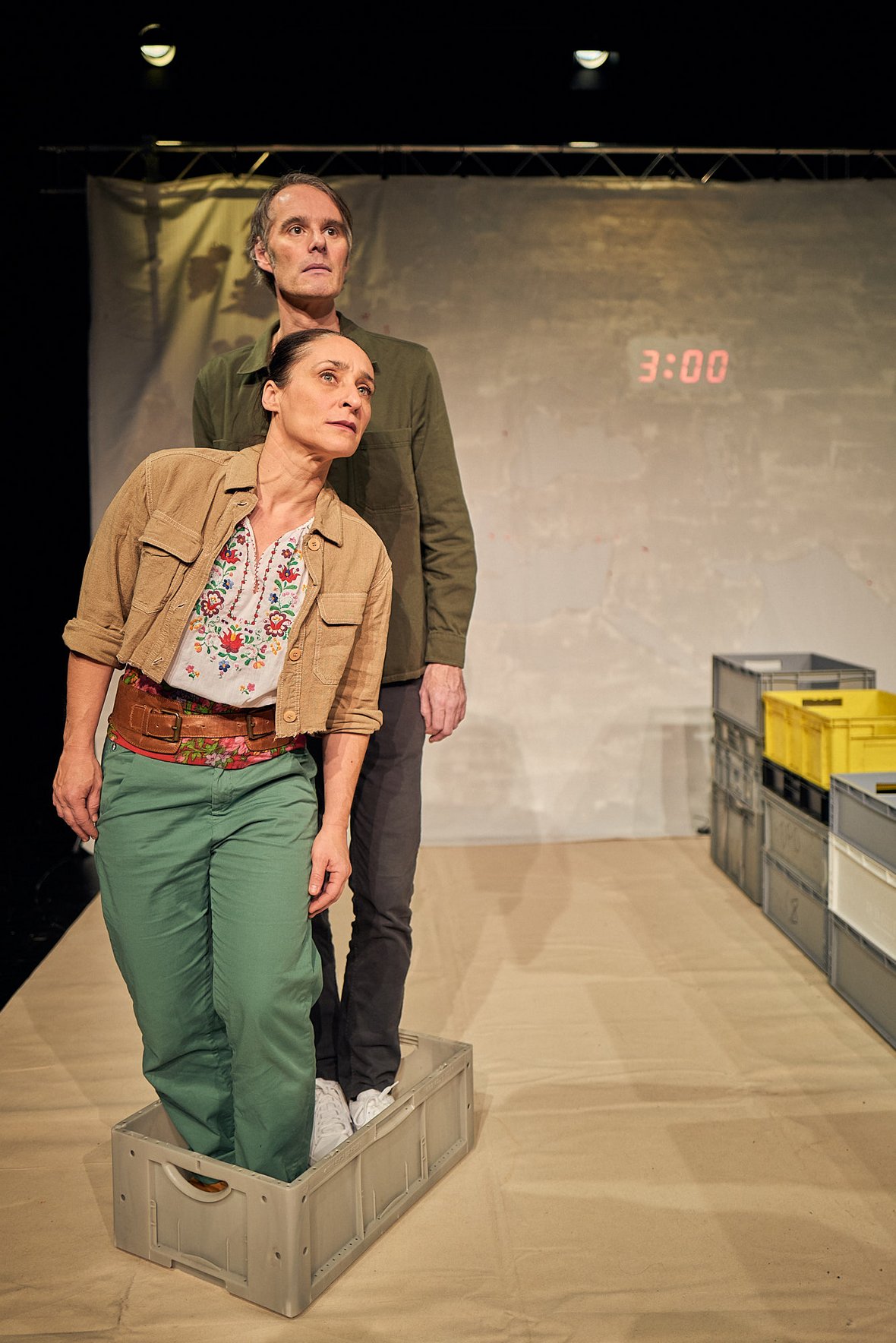 Schauspieler auf der Bühne